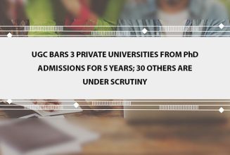 UGC bars 3 private universities from PhD admissions for 5 years; 30 others are under scrutiny