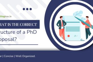 What is the correct structure of a PhD proposal?