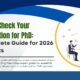 How to Check Your Preparation for PhD: A Complete Guide for 2026 Aspirants