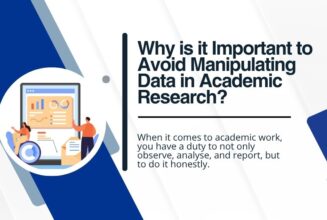 Why is it important to avoid manipulating data in academic research