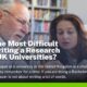 What Is the Most Difficult Part of Writing a Research Paper in UK Universities?