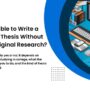 Is It Possible to Write a Masters Thesis Without Doing Original Research 90x90