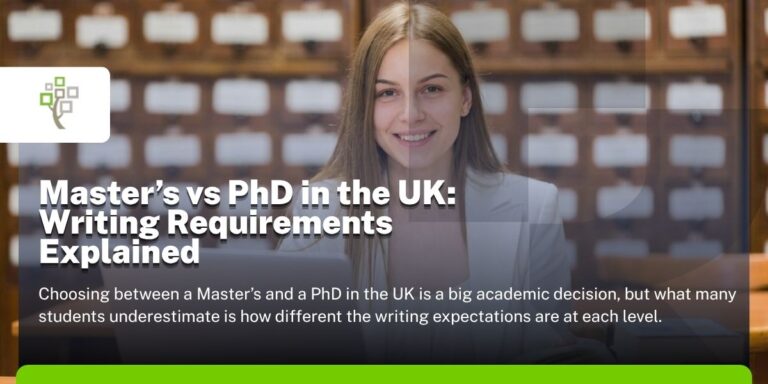 Master’s vs PhD in the UK Writing Requirements Explained