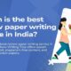 Which is the best review paper writing service in India