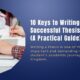 10 Keys to Writing a Successful Thesis
