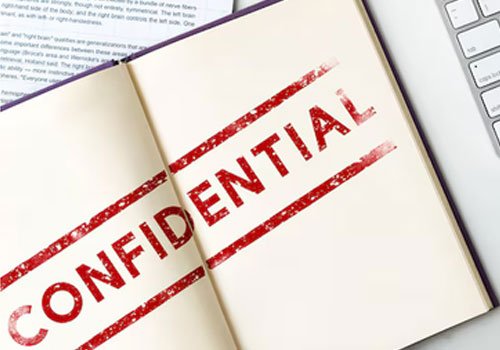 Strict Confidentiality & Data Security