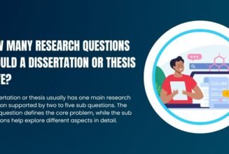 How Many Research Questions Should a Dissertation or Thesis Have