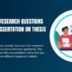 How Many Research Questions Should a Dissertation or Thesis Have